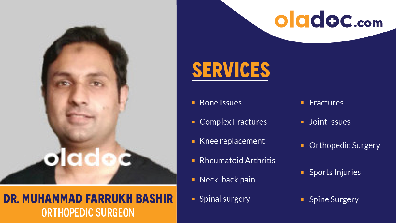 Services provided by Dr.Muhammad Farrukh Bashir